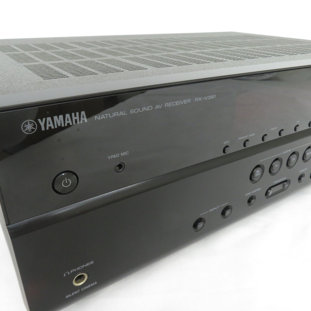 YAMAHA (ヤマハ) AVアンプ AVサラウンドレシーバー 5.1chサラウンド ブラック RX-V381