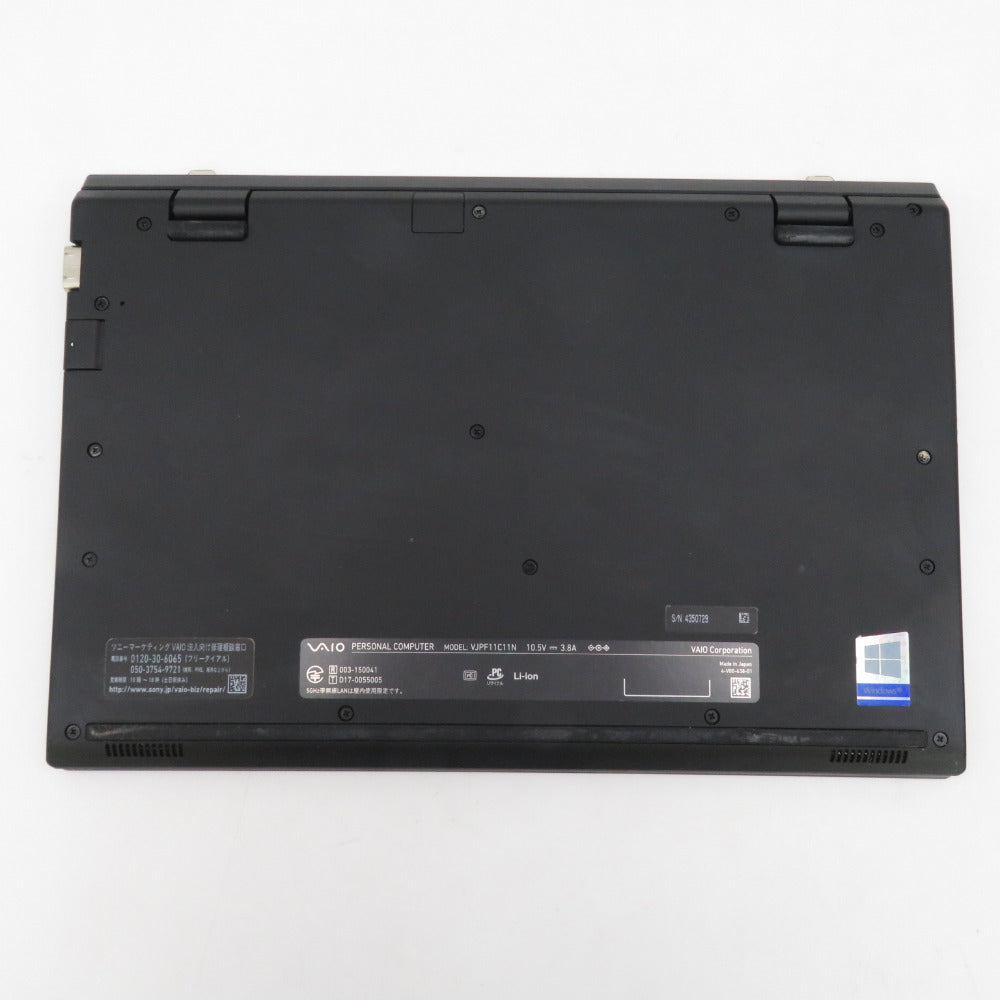 VAIO Pro PF Notebook 11.6型 Core i5-8250U 1.60GHz メモリ8GB SSD256GB 法人モデル VJPF11C11N ノートパソコン