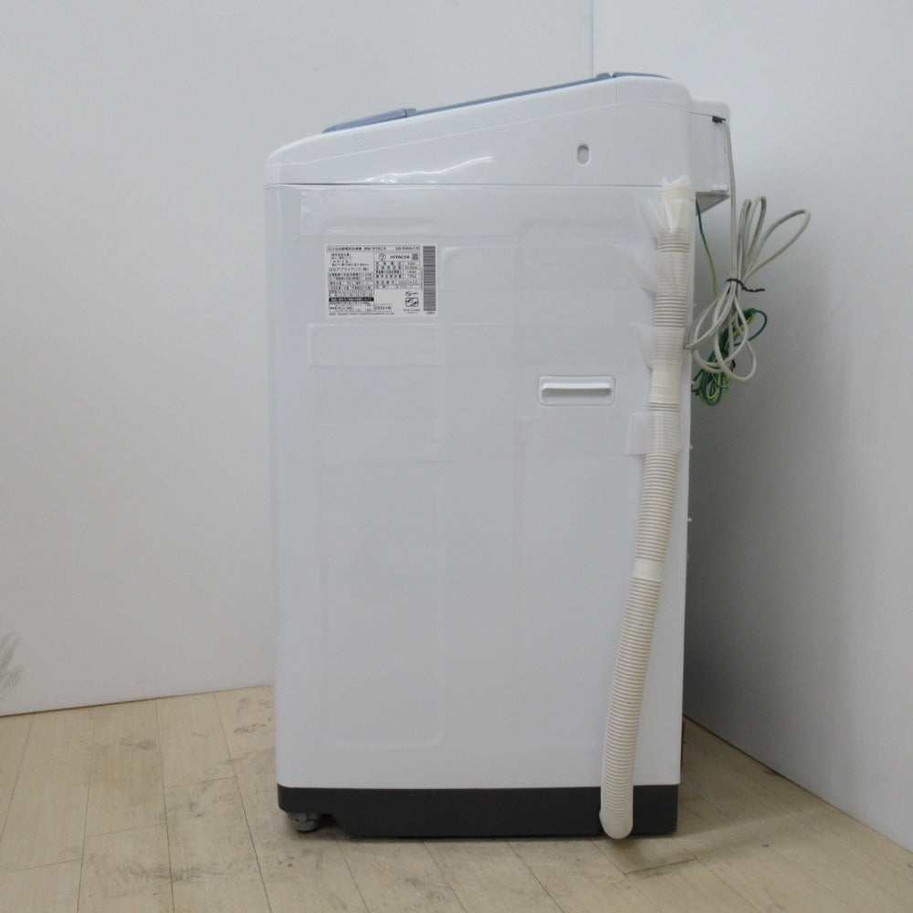 HITACHI 日立 全自動洗濯機 7.0kg BW-V70C ビートウォッシュ ナイアガラシャワー2019年製 ブルー 簡易乾燥機能付