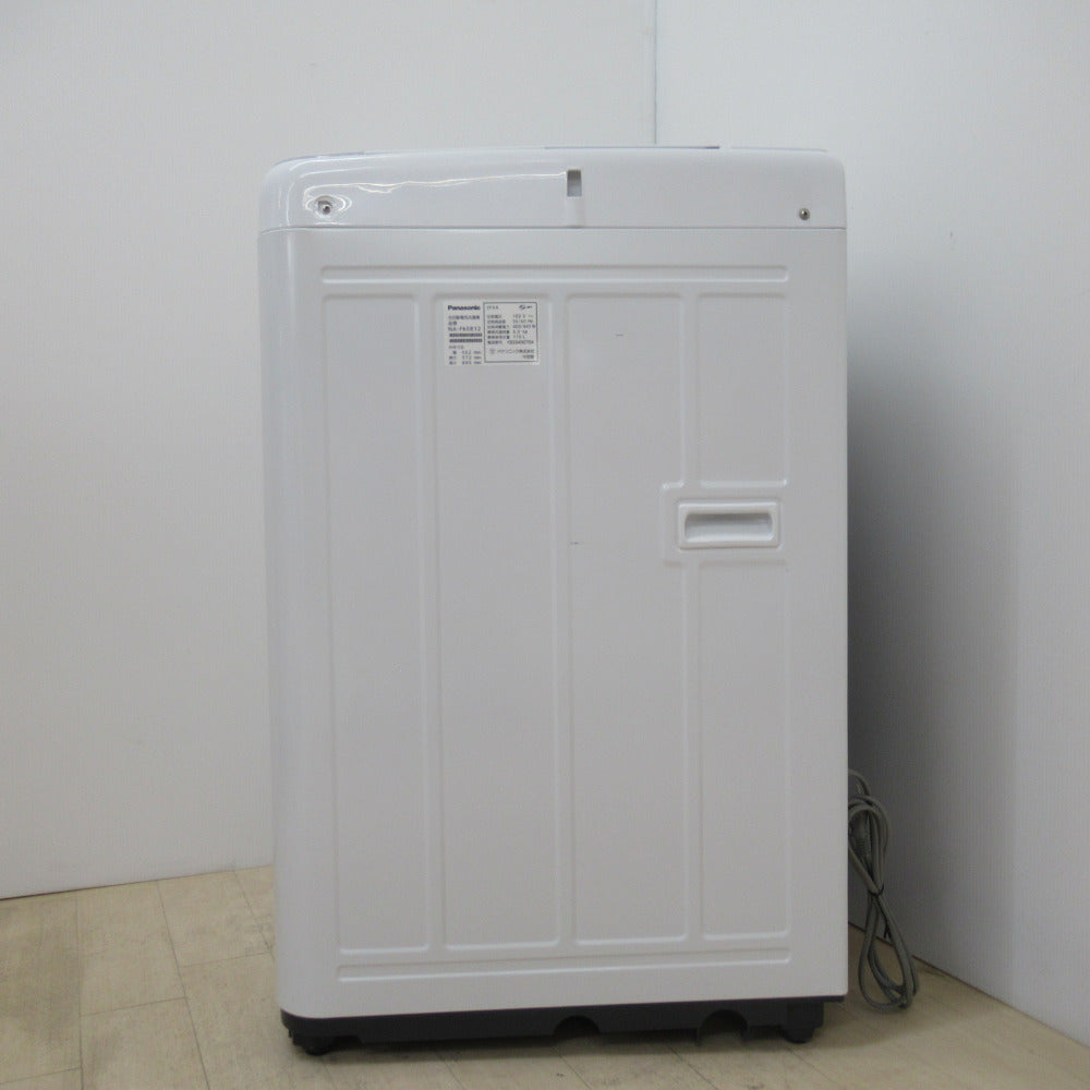 Panasonic パナソニック 全自動電気洗濯機 NA-F60B12 6.0kg 2019年製 簡易乾燥機能付 シルバー 一人暮らし 洗浄・除菌済み