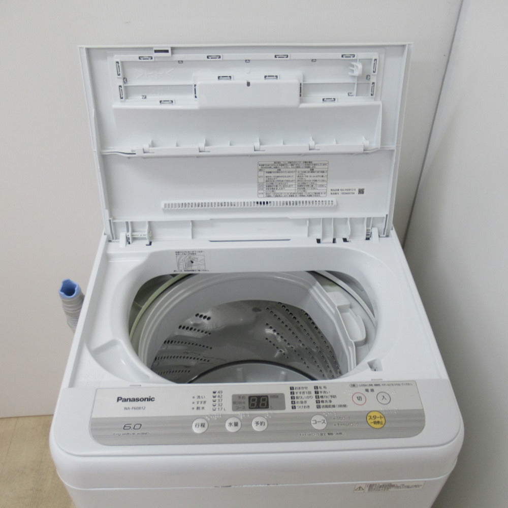 Panasonic パナソニック 全自動電気洗濯機 NA-F60B12 6.0kg 2019年製 