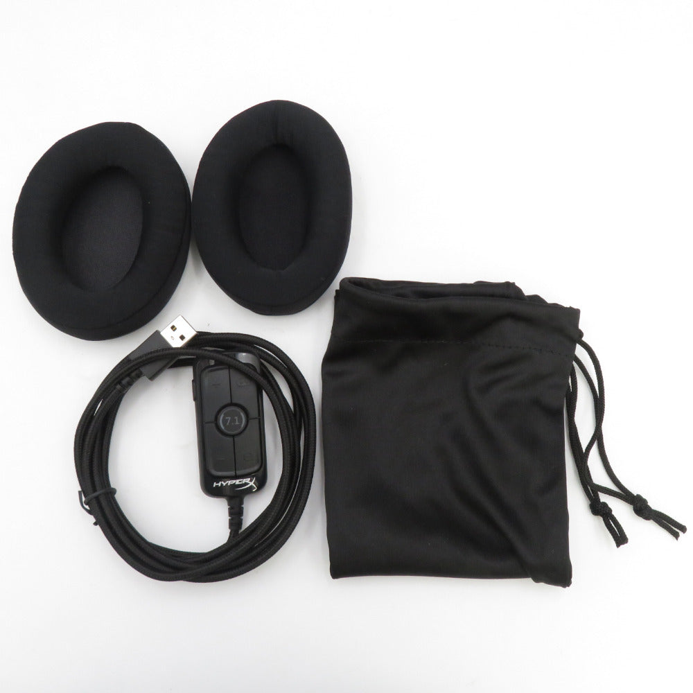 HyperX Cloud Alpha S 7.1サラウンドサウンド ゲーミング ヘッドセット 有線 HX-HSCAS-BL/WW ゲーム周辺機器 美品