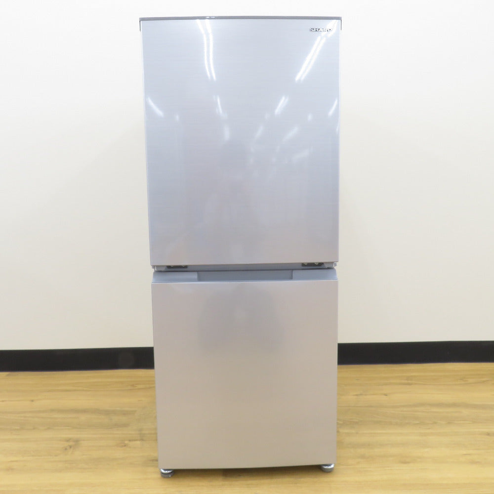 SHARP シャープ 冷蔵庫 152L 2ドア つけかえどっちもドア SJ-D15G-S シルバー 2020年製 一人暮らし 洗浄・除菌済み