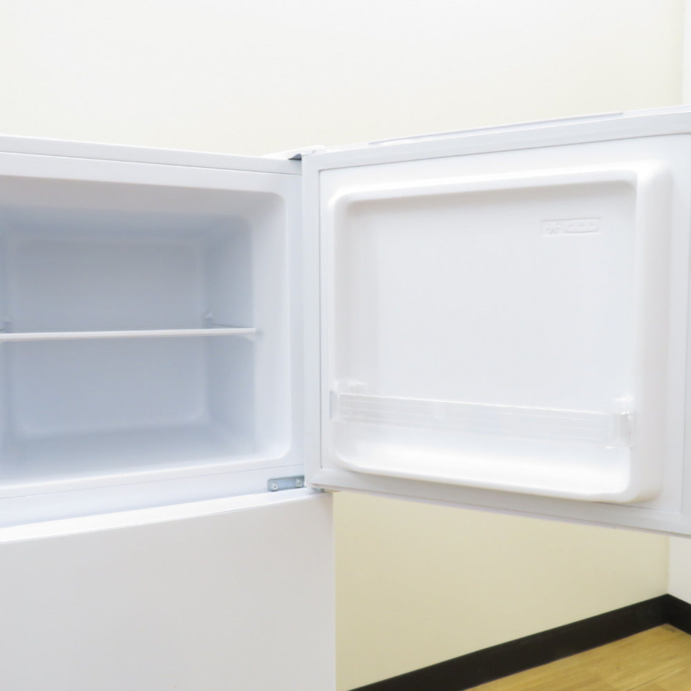 maxzen マクスゼン 冷蔵庫 直冷式 138L 2ドア JR138ML01WH ホワイト 2023年製 一人暮らし 洗浄・除菌済み