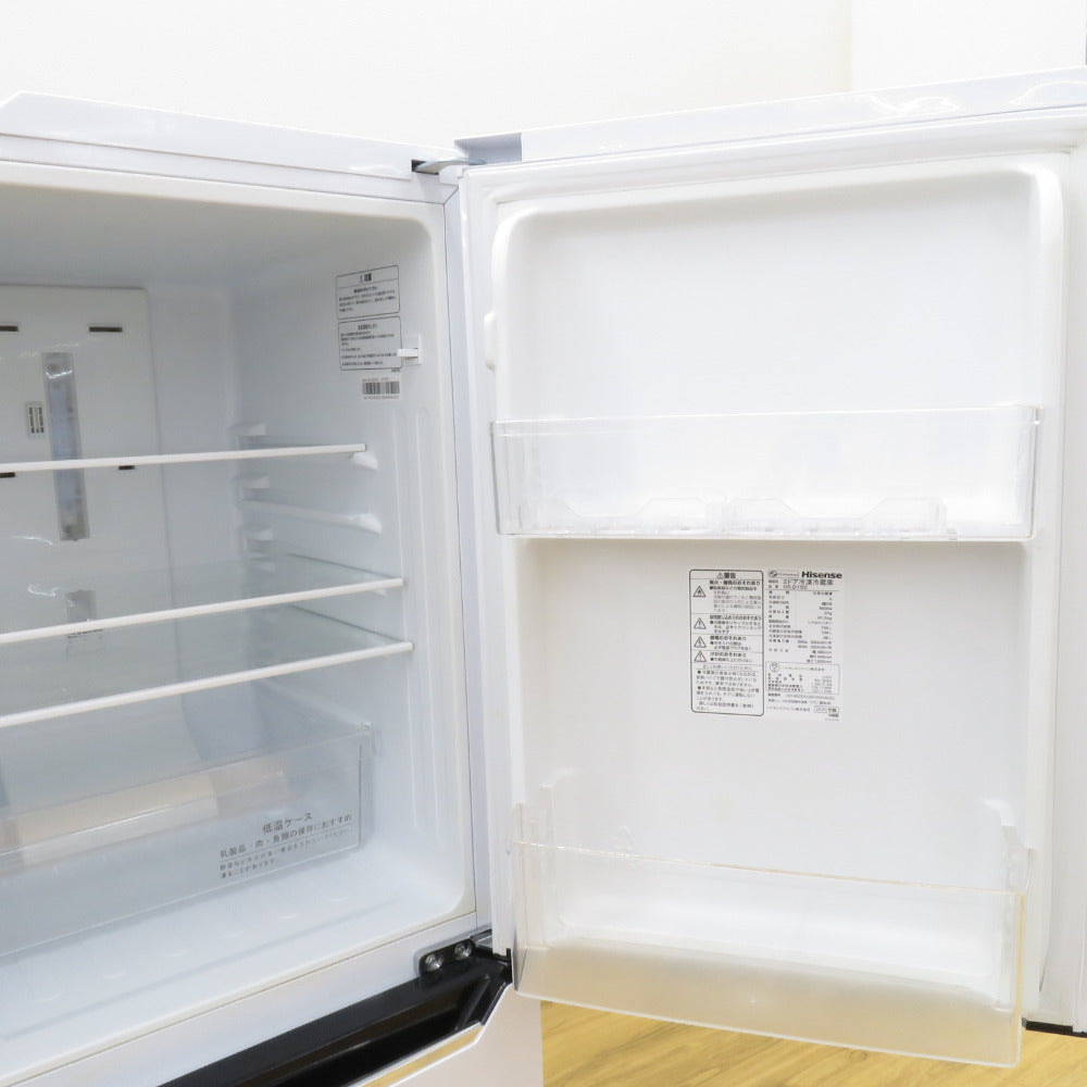 Hisence ハイセンス 冷蔵庫 150L 2ドア HR-D15C 2020年製 パールホワイト 一人暮らし 洗浄・除菌済み