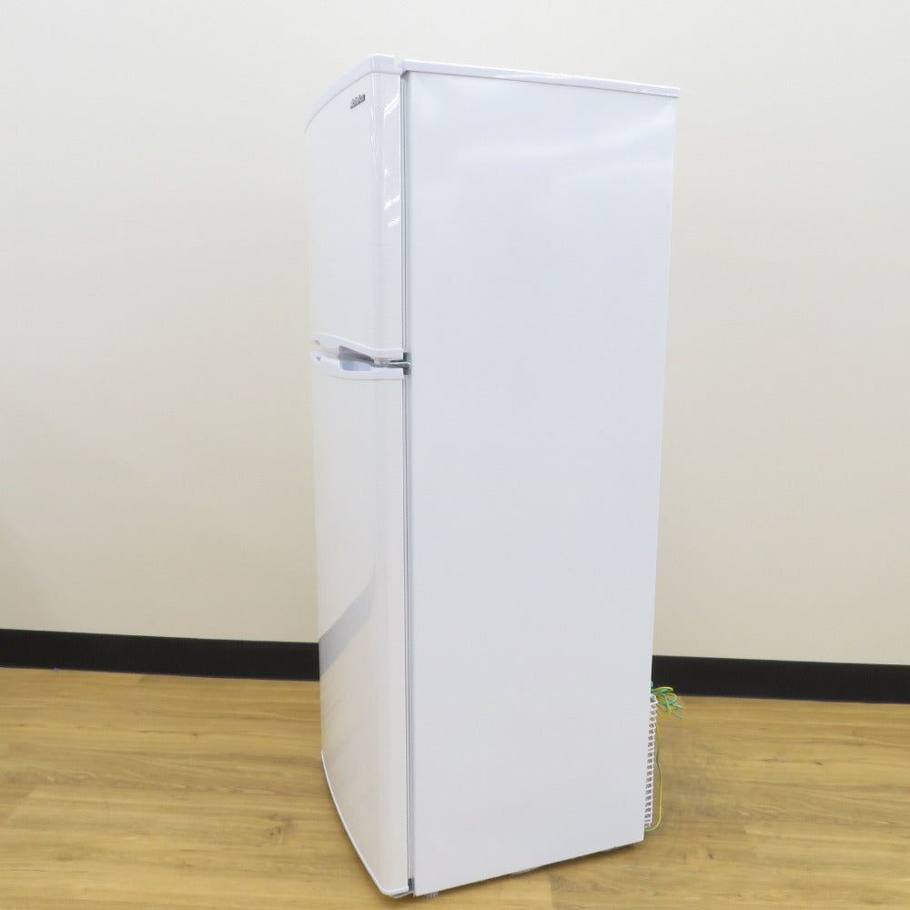 Abitelax アビテラックス 冷蔵庫 136L 2ドア AR-137 ホワイトストライプ 2021年製 一人暮らし 洗浄・除菌済み