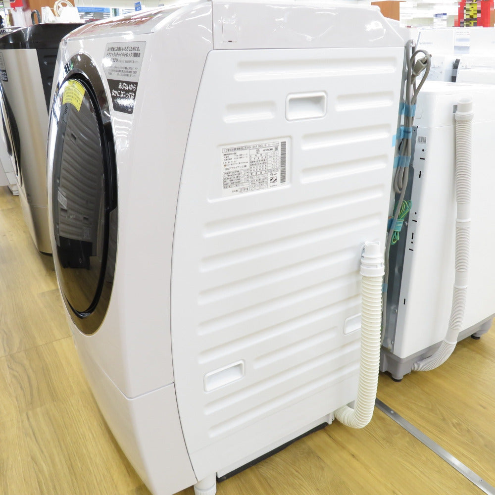 HITACHI 日立 ビッグドラム ドラム式洗濯乾燥機 11kg 左開き BD-SX110CL 2019年式ヒートリサイクル 風アイロン ロゼシャンパン