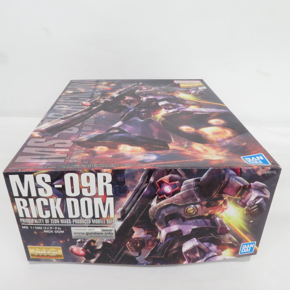 BANDAI MG 1/100 リック・ドム 機動戦士ガンダム 未組立品 箱イタミ有 ランナー外れ有 バンダイ プラモデル