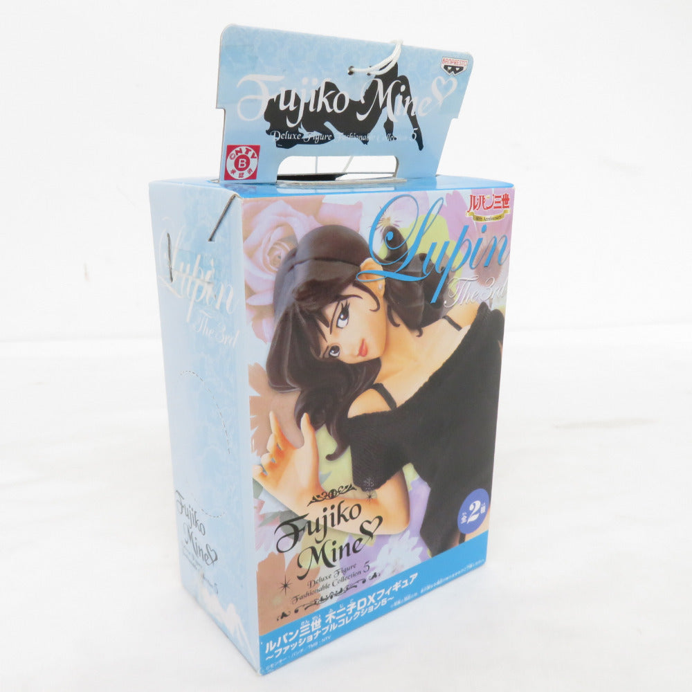 峰不二子 「ルパン三世」不二子DXフィギュア ～ファッショナブルコレクション5～ ブラック BANPRESTO バンプレスト フィギュア 未開封品