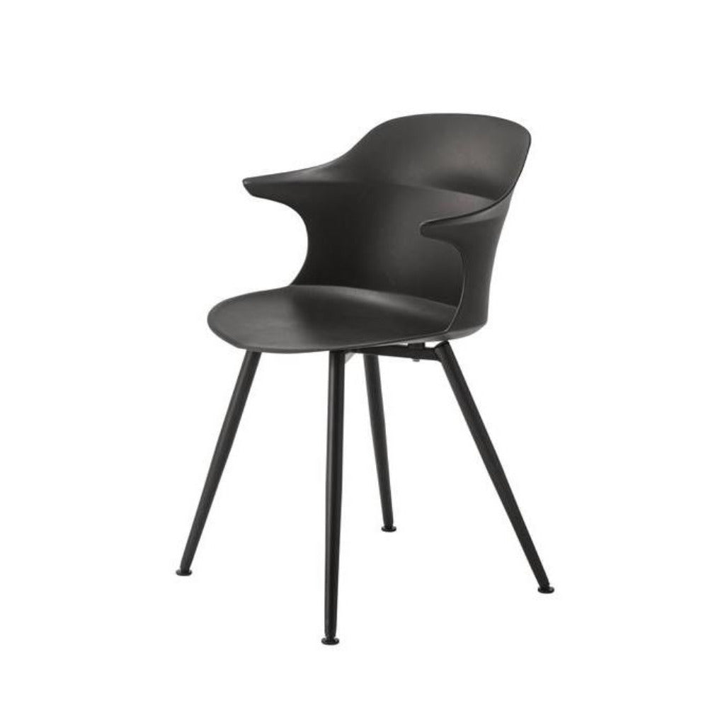 AZUMAYA 東谷 家具 アヴァン チェア ダイニングチェア ブラック 完成品 CL-507BK 未使用品