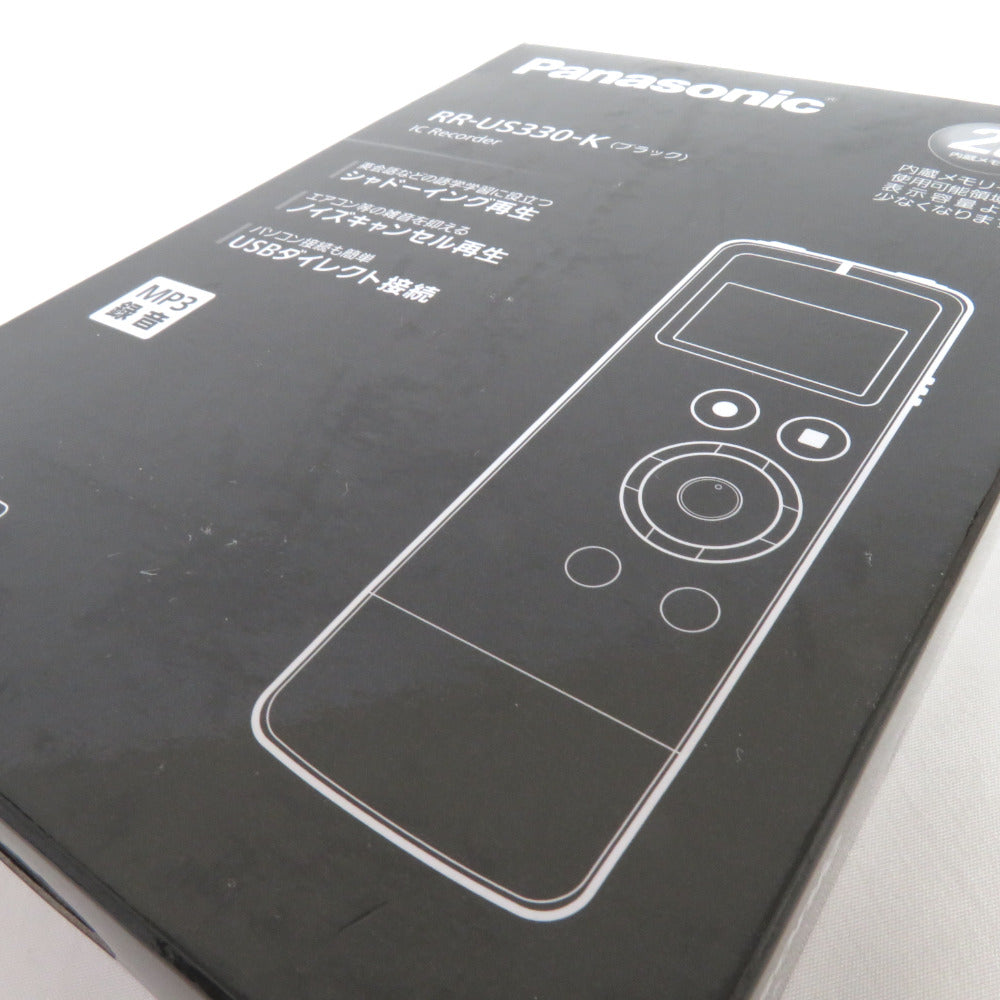 Panasonic パナソニック ICレコーダー 2GB ブラック RR-US330-K