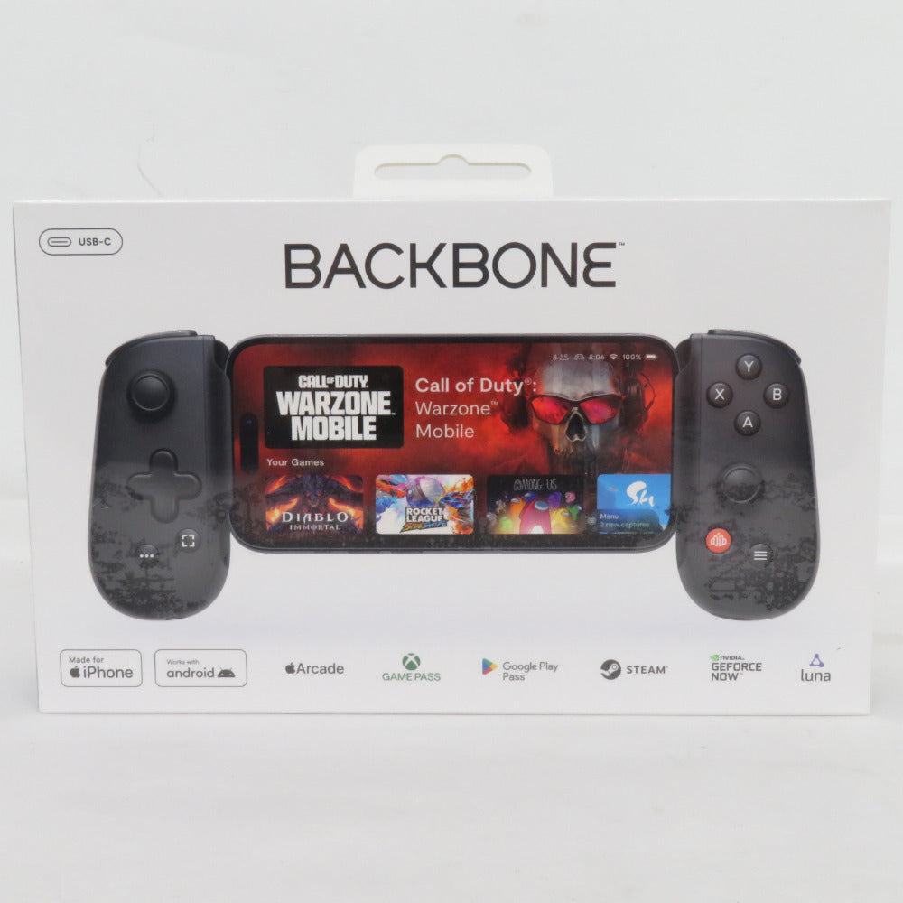 ONE USB-C モバイルゲームコントローラー ブラック BACK BONE バックボーン BB-51-P-BR ゲーム周辺機器 未開封品