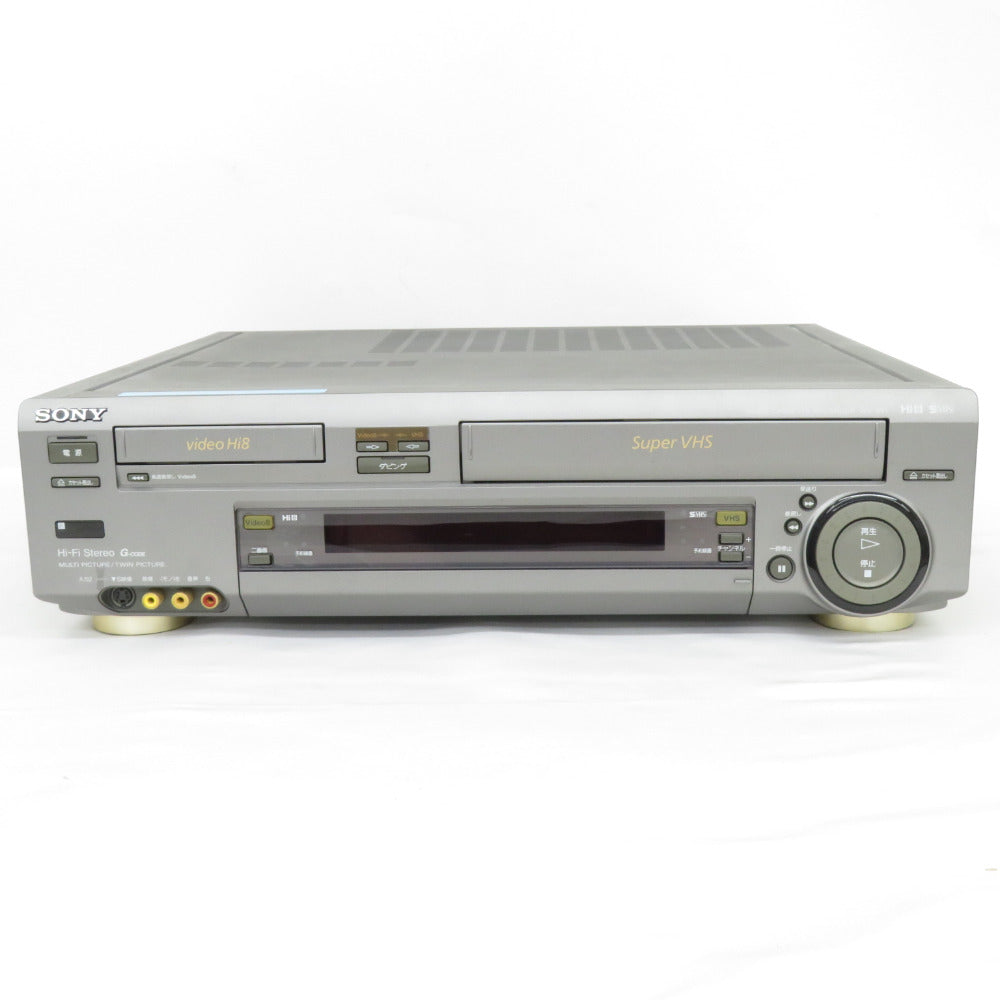 ジャンク sony ソニー レコーダー S-VHSハイファイ/ステレオハイエイトビデオデッキ 返品不可商品 WV-ST1