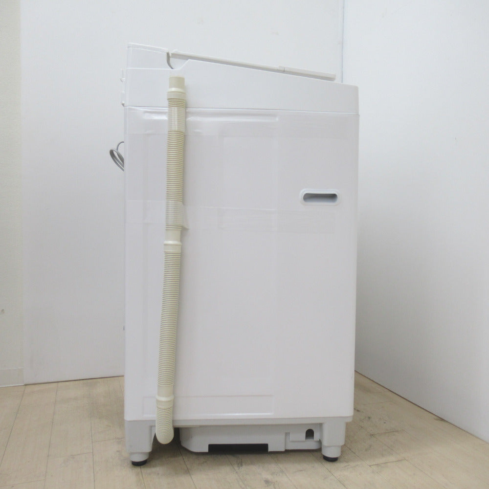 TOSHIBA 東芝 洗濯機 全自動電気洗濯機 ZABOON AW-7D7 グランホワイト 7.0kg 2019年製 簡易乾燥機能付  洗浄・除菌済み