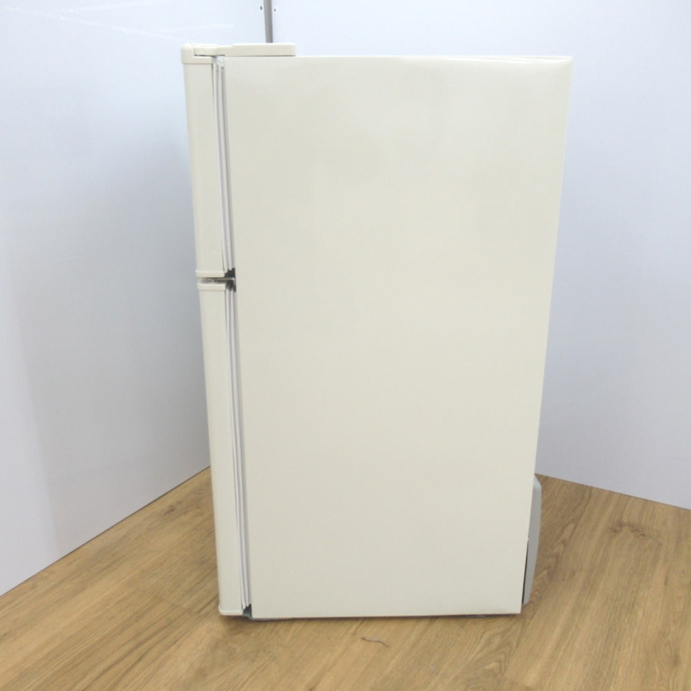A-Stage エーステージ（家電） 冷蔵庫 直冷式 85L 2ドア ARD-90LW グランドライン 2018年製 一人暮らし 洗浄・除菌済み