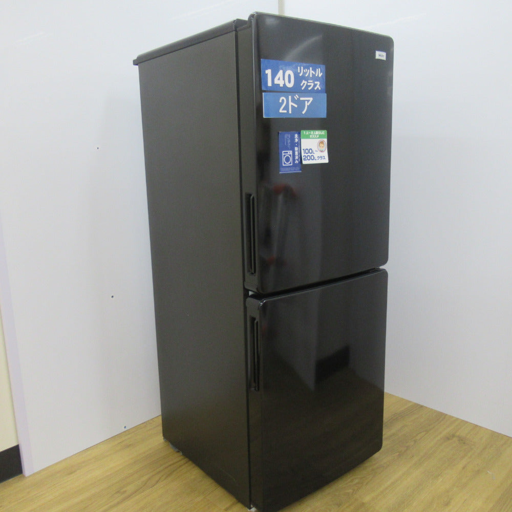Haier ハイアール 冷蔵庫 148L 2ドア JR-NF148B-K ブラック 2021年製 一人暮らし 洗浄・除菌済み