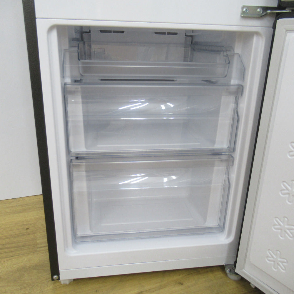 Haier ハイアール 冷蔵庫 148L 2ドア JR-NF148B-K ブラック 2021年製 一人暮らし 洗浄・除菌済み