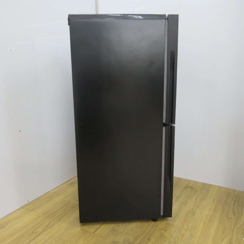 TWINBIRD ツインバード 冷蔵庫 間冷式(ファン式) 121L 2ドア HR-GJ12B ガラスドア ブラック 2023年製 一人暮らし 洗浄・除菌済み