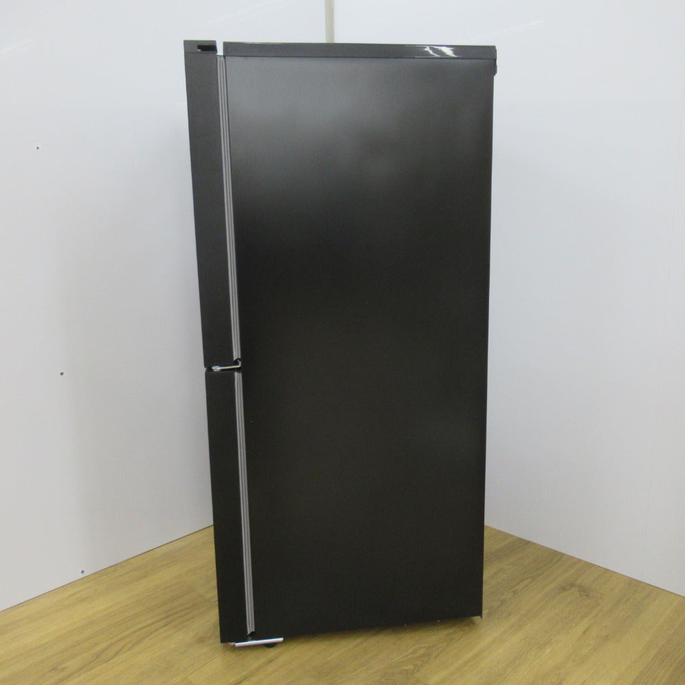 TWINBIRD ツインバード 冷蔵庫 間冷式(ファン式) 121L 2ドア HR-GJ12B ガラスドア ブラック 2023年製 一人暮らし 洗浄・除菌済み