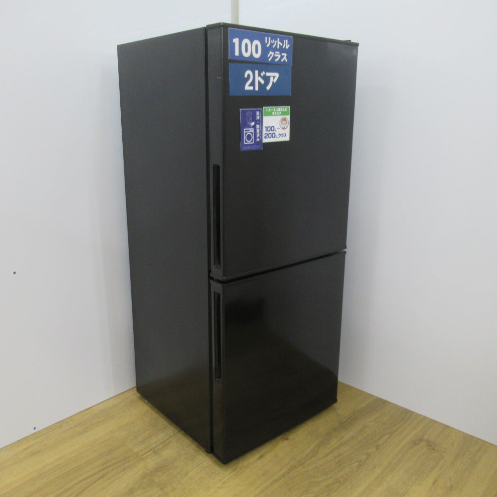 NITORI ニトリ 冷蔵庫 106L 直冷式 2ドア  NTR-106BK ブラック 2021年製 Nグラシア 一人暮らし 洗浄・除菌済み