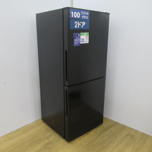 NITORI ニトリ 冷蔵庫 106L 直冷式 2ドア  NTR-106BK ブラック 2021年製 Nグラシア 一人暮らし 洗浄・除菌済み