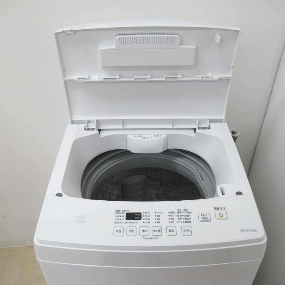 IRIS OHYAMA アイリスオーヤマ 全自動電気洗濯機 IAW-T703E 7.0kg 2021年製 ホワイト  洗浄・除菌済み