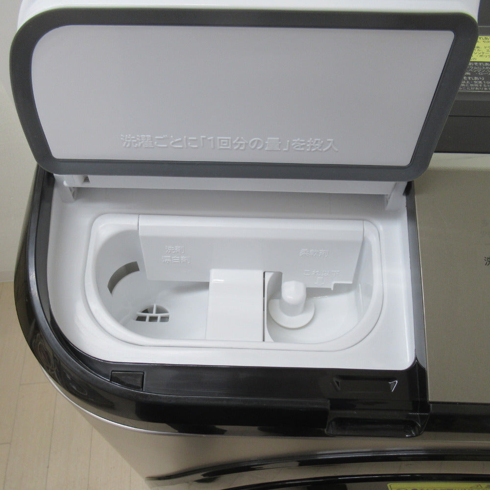 HITACHI 日立 ドラム式洗濯乾燥機 ヒートリサイクル 風アイロン ビッグドラム BD-NX120FL 12kg 左開き 斜型  2021年式 ステンレスシャンパン