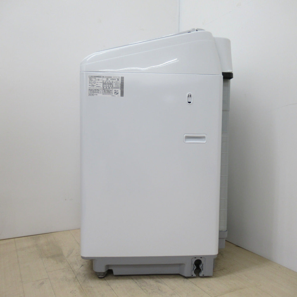 HITACHI 日立 縦型洗濯乾燥機 ビートウォッシュ BW-DV80H 8.0kg 2023年製 ホワイト 洗浄・除菌済み