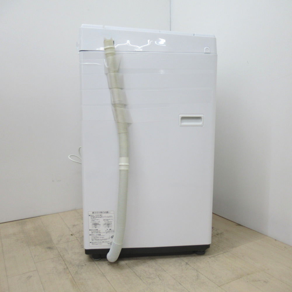 TOSHIBA 東芝 全自動洗濯機 4.5kg AW-45M7 2020年製 ピュアホワイト 簡易乾燥機能付 一人暮らし 洗浄・除菌済み