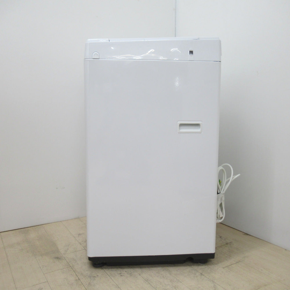 TOSHIBA 東芝 全自動洗濯機 4.5kg AW-45M7 2020年製 ピュアホワイト 簡易乾燥機能付 一人暮らし 洗浄・除菌済み