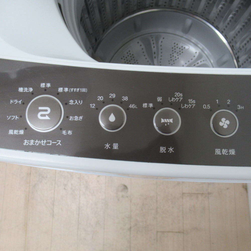 Haier ハイアール 全自動洗濯機 JW-C55A 5.5kg 2018年製 ブラック 簡易 