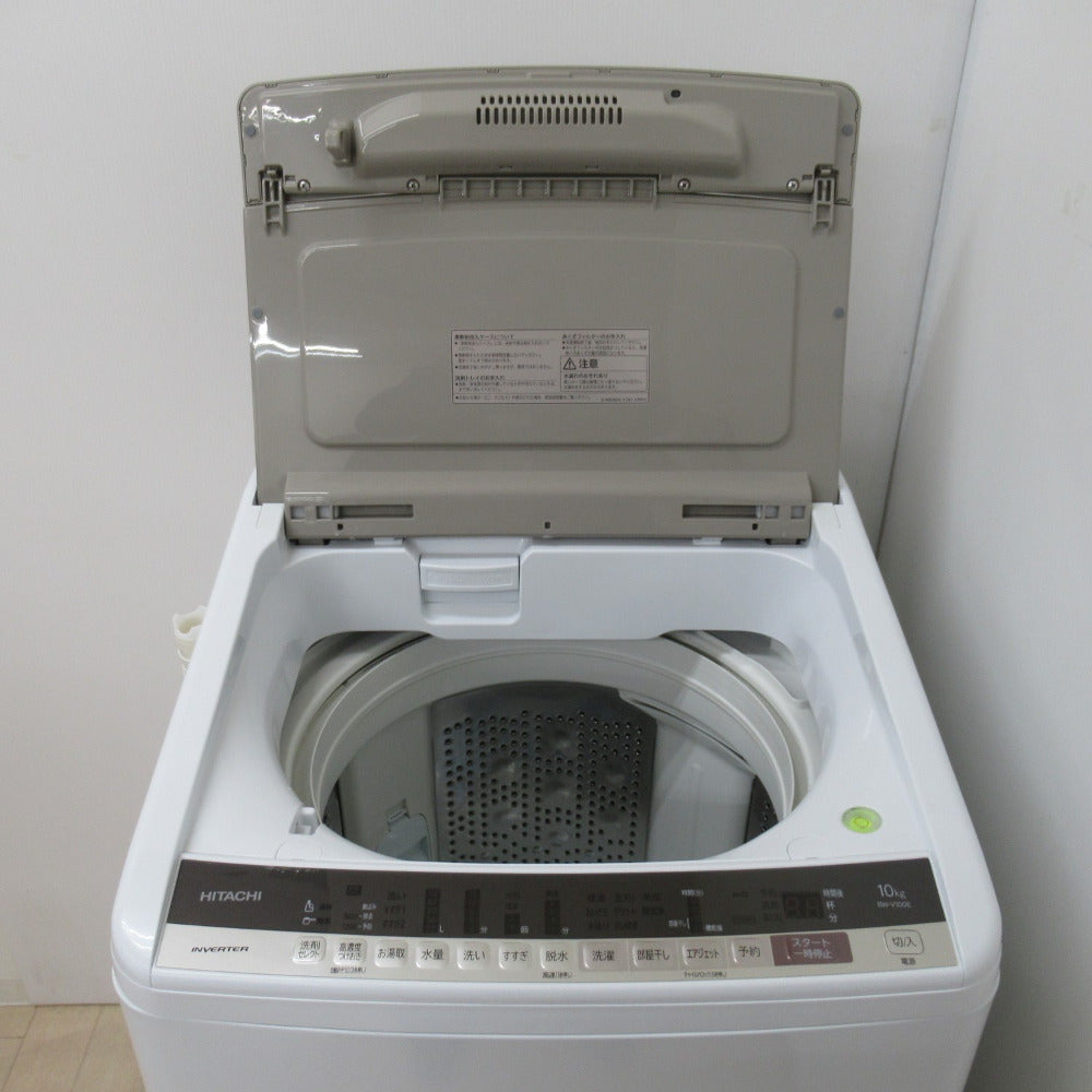 HITACHI 日立 洗濯機 全自動電気洗濯機 ビートウォッシュ BW-V100E 