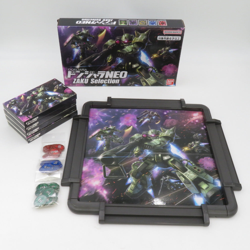 BANDAI ドンジャラNEO ZAKU Selection 開封品 ジャラコイン1枚欠品 箱イタミ有 バンダイ おもちゃ・玩具