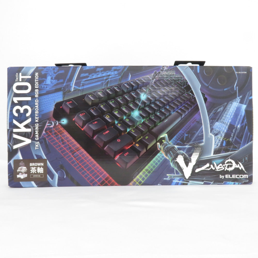 ゲーミングキーボード V タクタイル(茶軸) RGB　TK-VK310TBK ELECOM エレコム