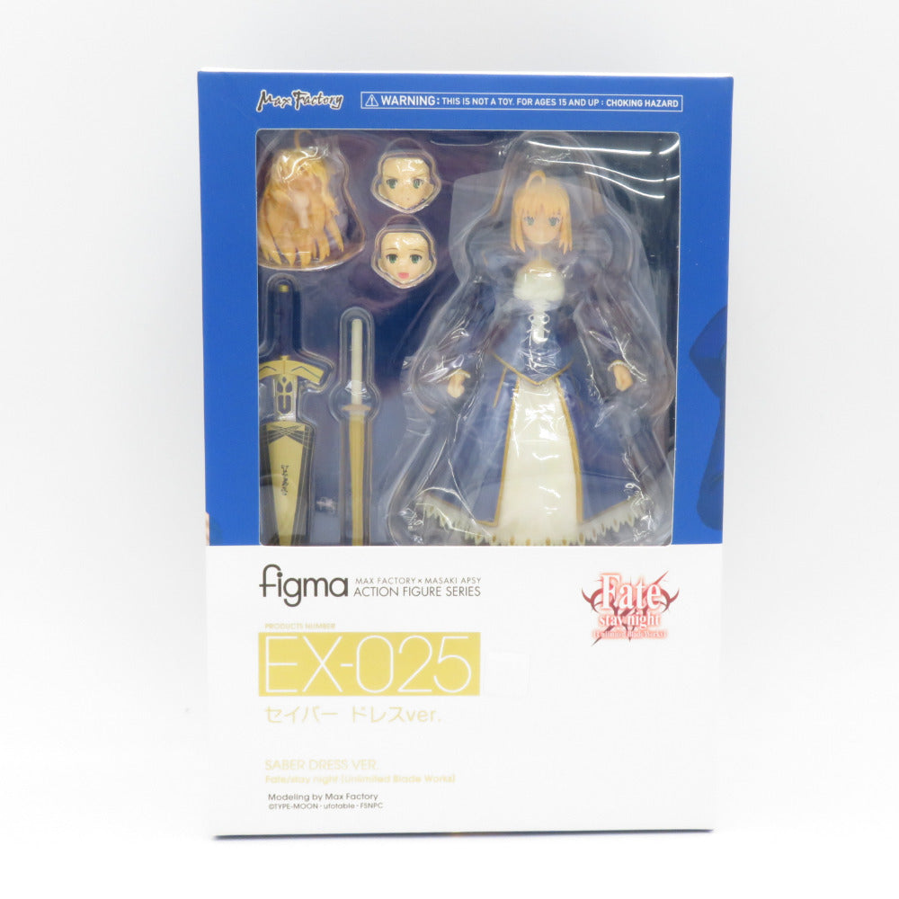figma マックスファクトリー セイバー ドレスver. Fate stay night [Unlimited Blade Woeks] 未開封品 箱イタミ品 フィギュア