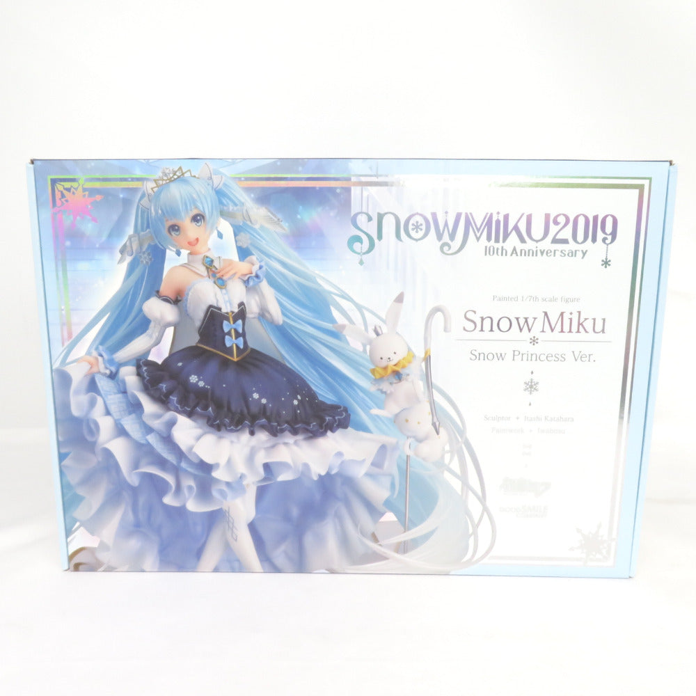 開封済 キャラクター ボーカル シリーズ 01 初音ミク 雪ミク Snow Princess Ver. 1/7スケール Snow Miku グッドスマイルカンパニー フィギュア