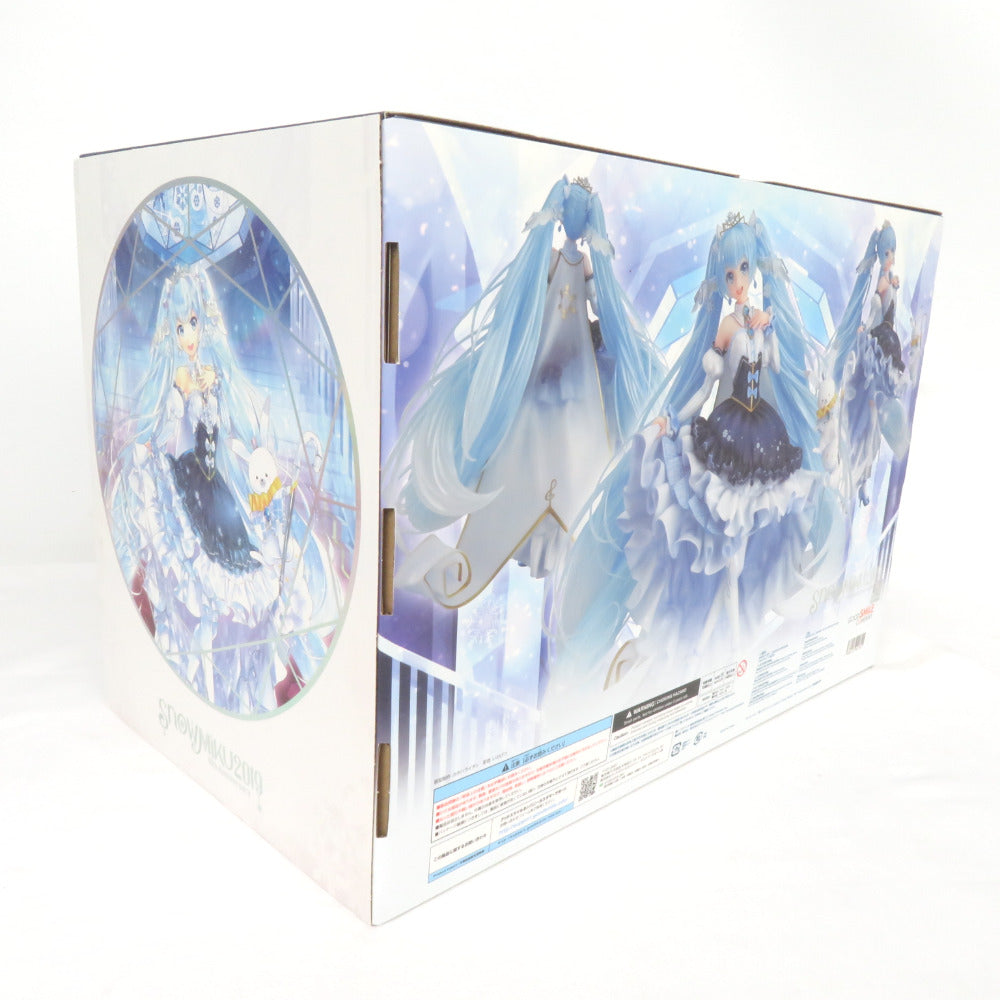 開封済 キャラクター ボーカル シリーズ 01 初音ミク 雪ミク Snow Princess Ver. 1/7スケール Snow Miku グッドスマイルカンパニー フィギュア