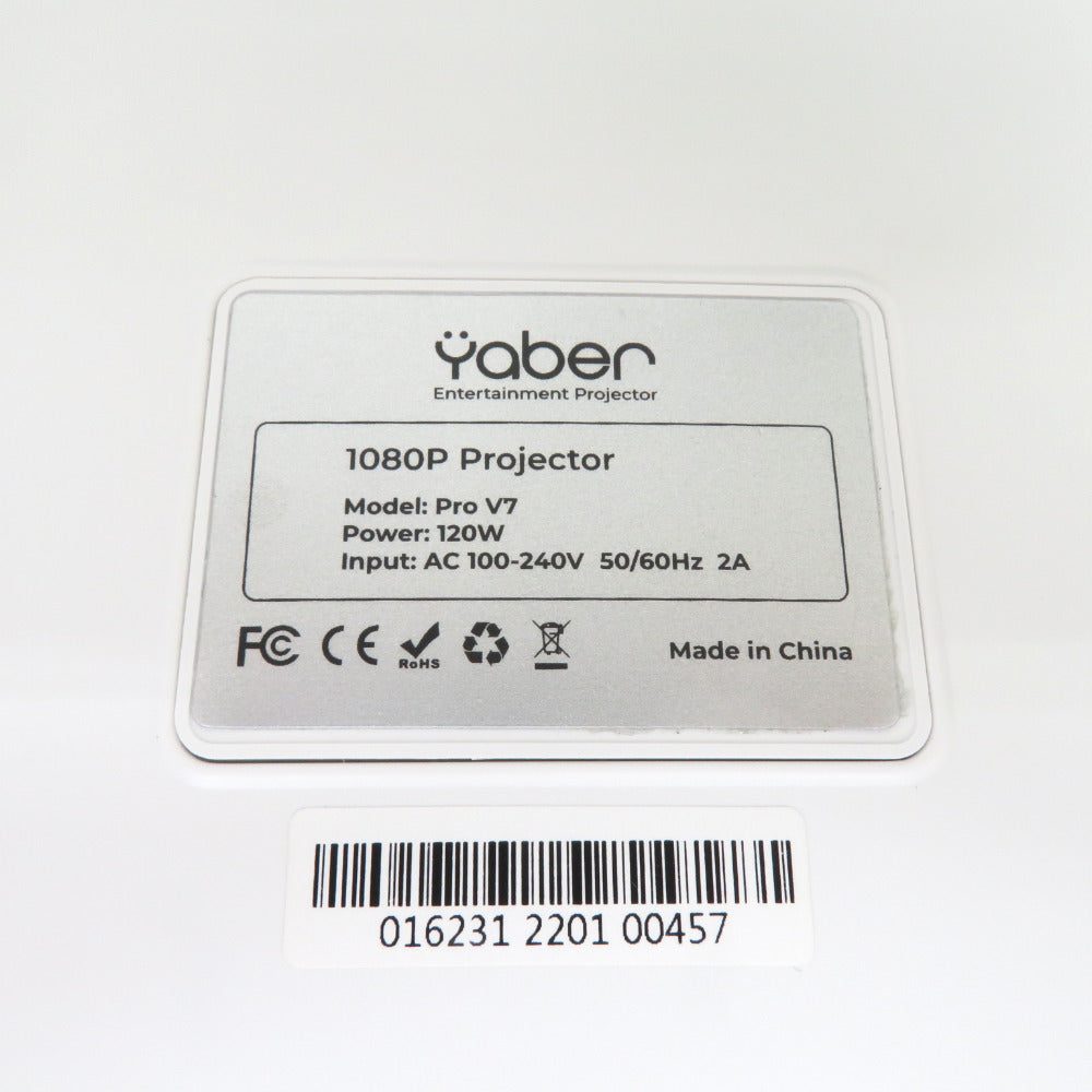 Yaber Pro V7 1080P プロジェクター LED 収納バッグ付き