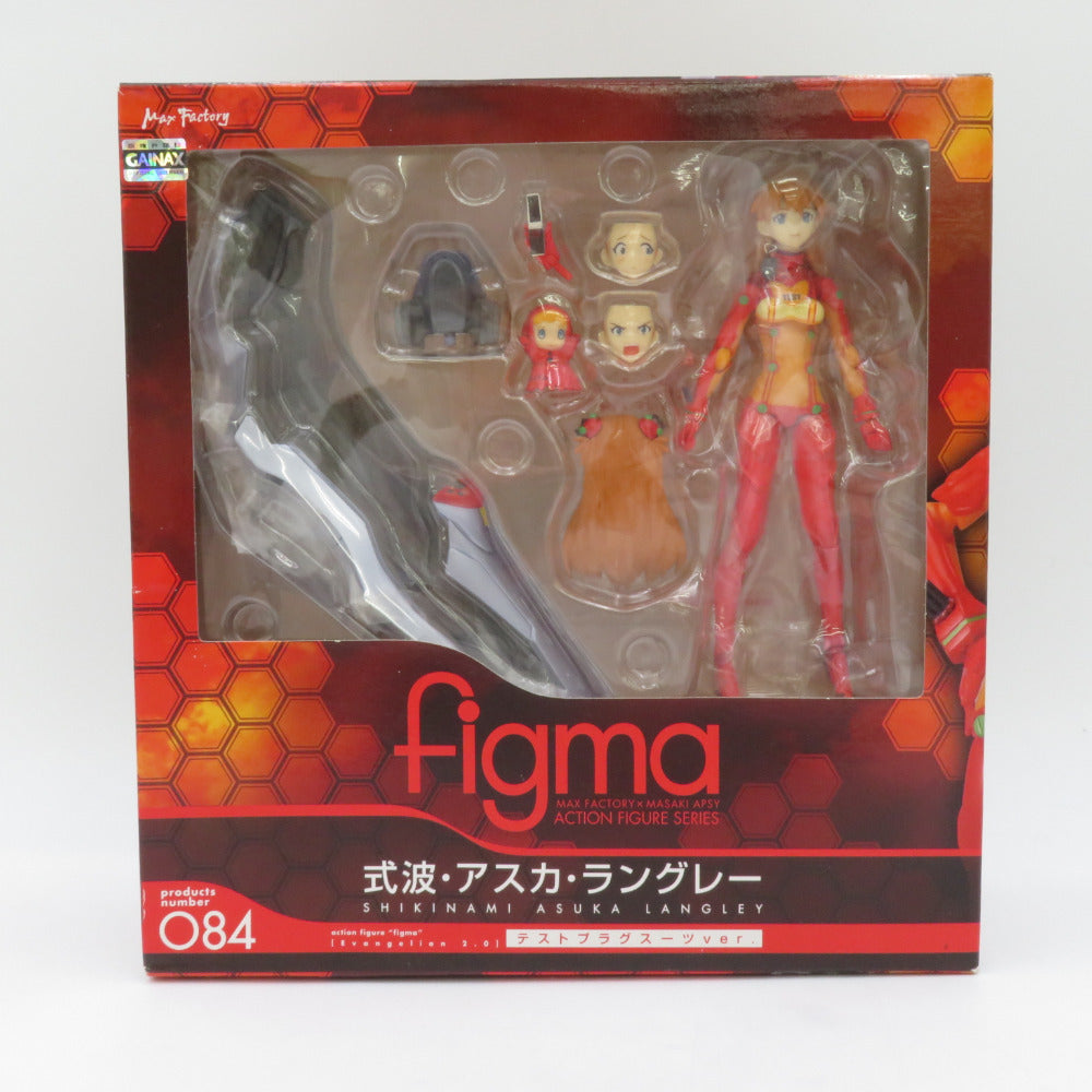 figma 式波・アスカ・ラングレー テストプラグスーツVer. 未開封品 箱イタミ有 マックスファクトリー フィグマ フィギュア