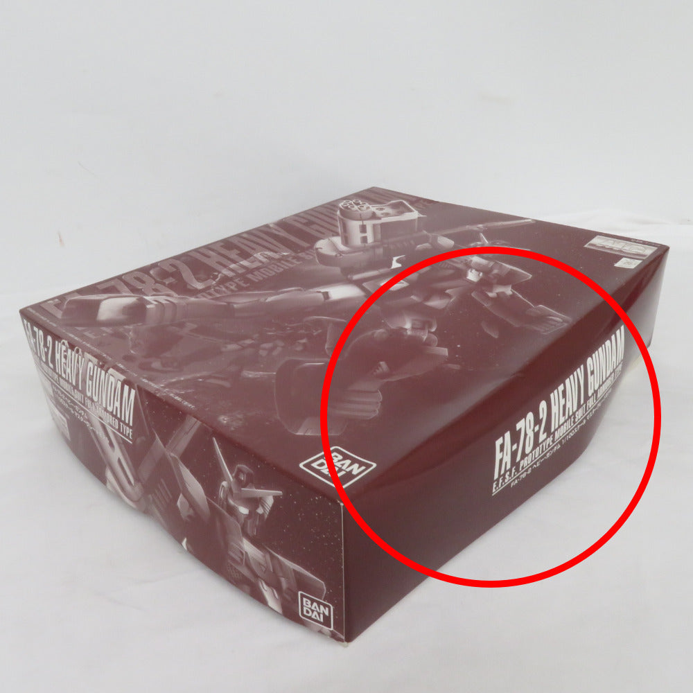 BANDAI MG 1/100 FA-78-2 ヘビー・ガンダム 機動戦士ガンダムMSV 未組立品 箱イタミ有 バンダイ プラモデル
