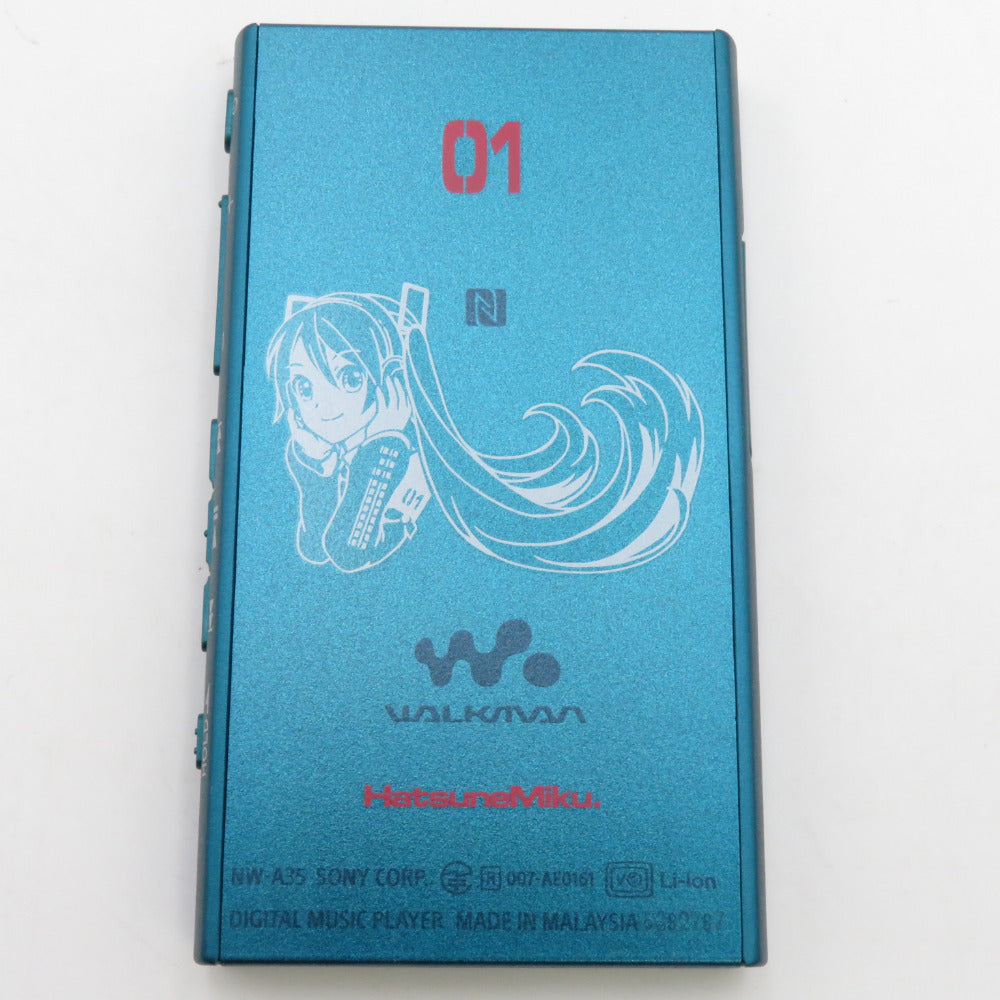 ソニー WALKMAN (ウォークマン) Aシリーズ 初音ミク10周年記念モデル 16GB (L)初音ミク オリジナルケース・充電ケーブル欠品 NW-A35HN