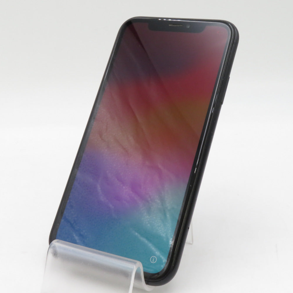 Apple iPhone XR (アイフォン テンアール) [SoftBank版] 64GB ブラック 利用制限〇 SIMロックあり 本体のみ MT002J/A