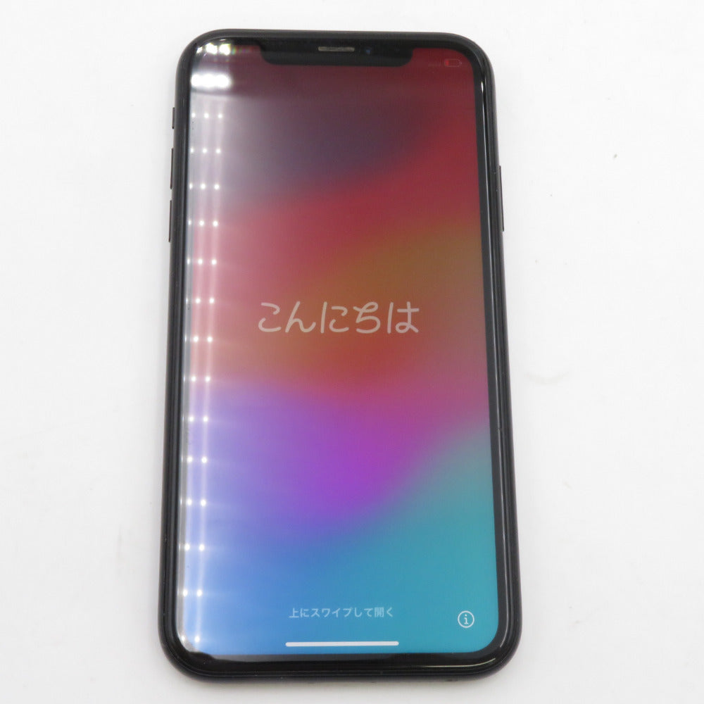 Apple iPhone XR (アイフォン テンアール) [SoftBank版] 64GB ブラック 利用制限〇 SIMロックあり 本体のみ MT002J/A