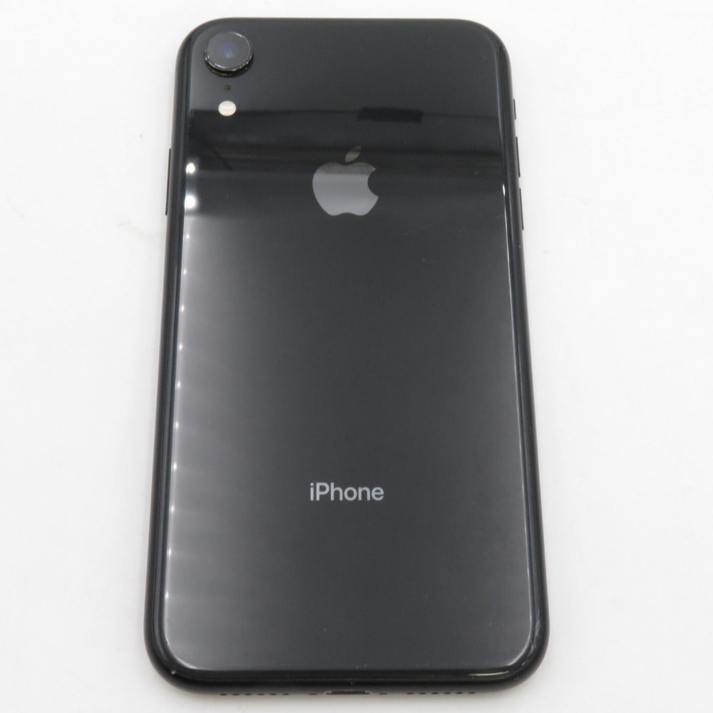 Apple iPhone XR (アイフォン テンアール) [SoftBank版] 64GB ブラック 利用制限〇 SIMロックあり 本体のみ MT002J/A