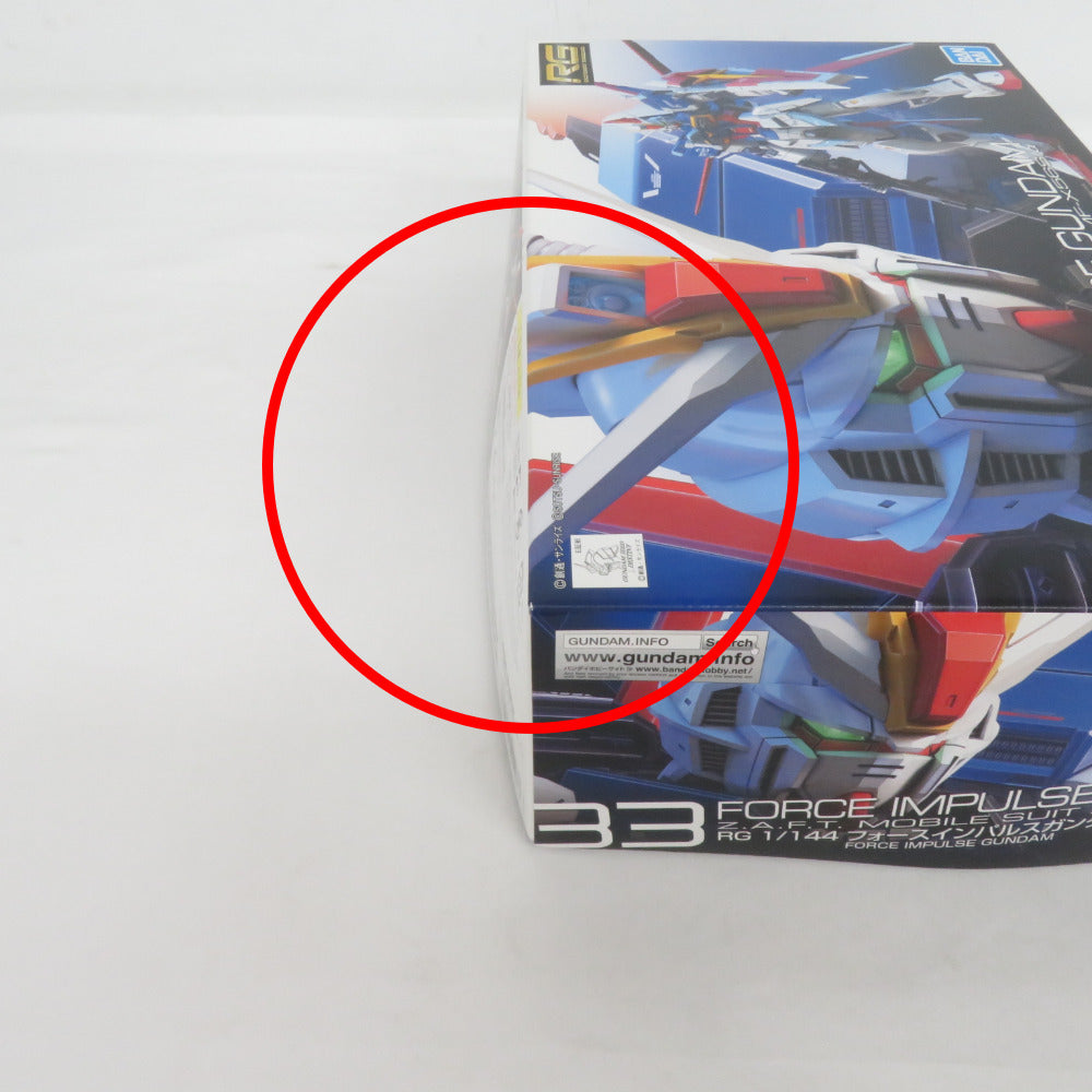 BANDAI SPIRITS 1/144 RG フォースインパルスガンダム 機動戦士ガンダムSEED DESTINY 未組立品 箱イタミ有 バンダイスピリッツ プラモデル