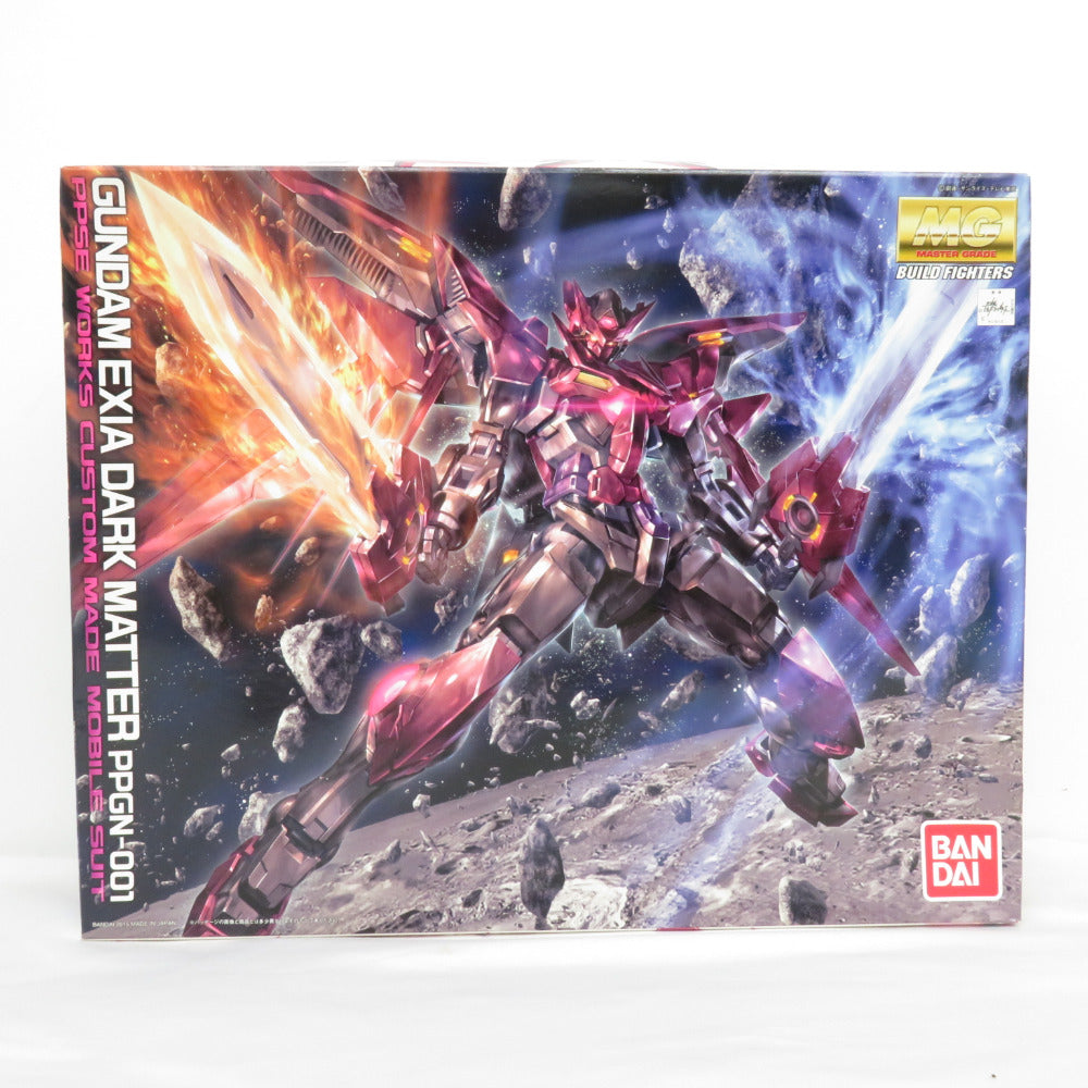 BANDAI MG 1/100 ガンダムエクシアダークマター ガンダムビルドファイターズ 未組立品 箱イタミ有 バンダイ プラモデル