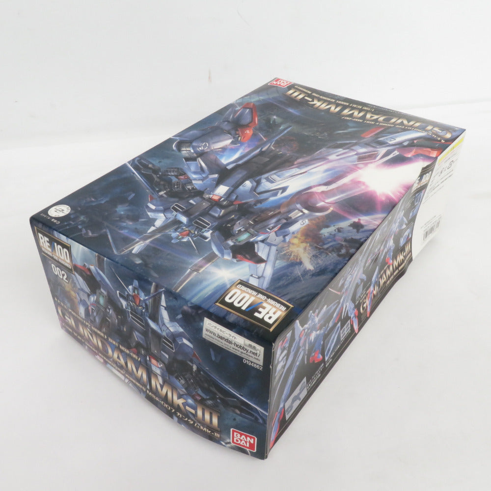 BANDAI RE/100 1/100 ガンダム Mk-III 機動戦士ガンダムZ 未組立品 箱イタミ有 バンダイ プラモデル