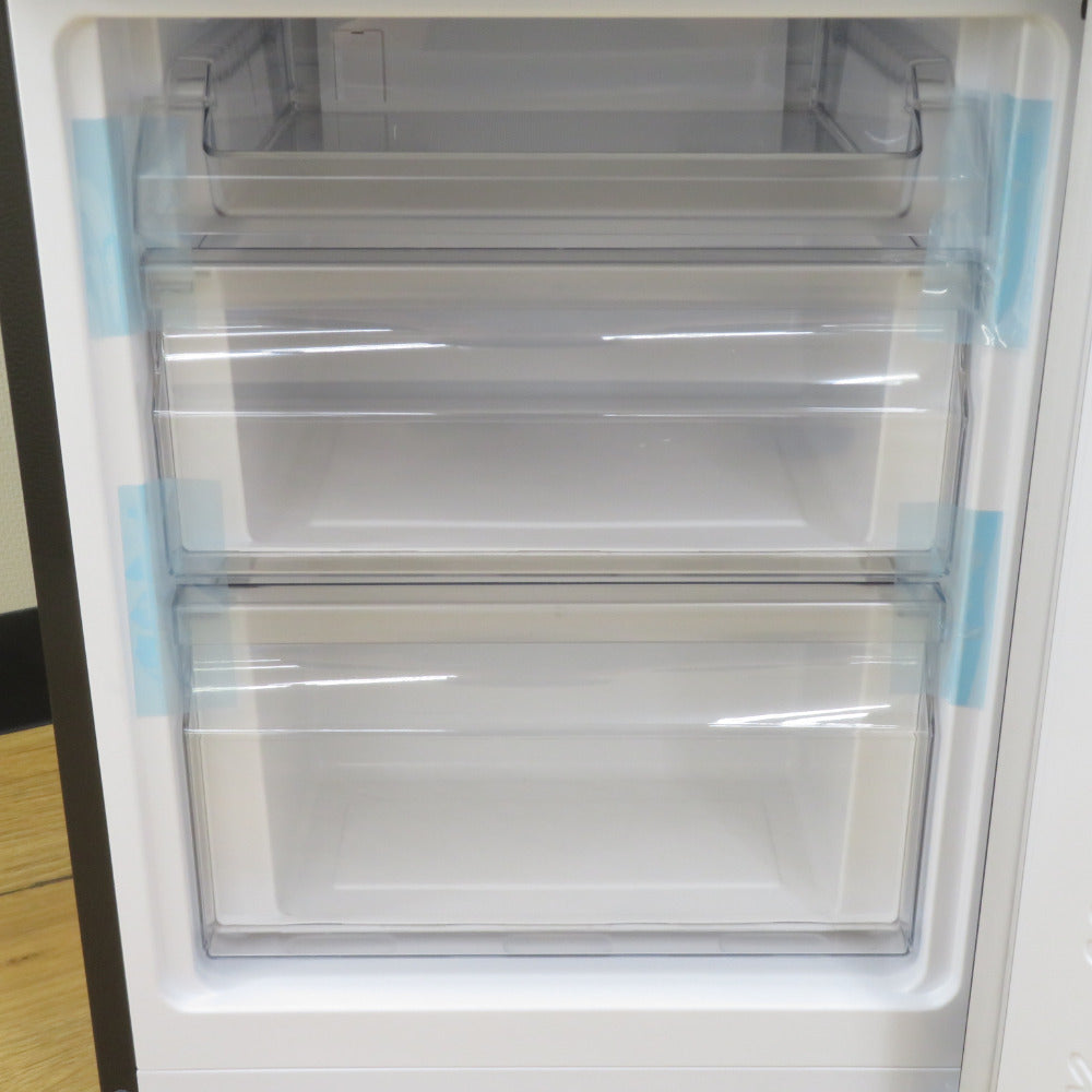 Haier (ハイアール) 冷蔵庫 148L 2ドア JR-NF148DK(K) ブラック 2023年製 一人暮らし アウトレット品 未使用品