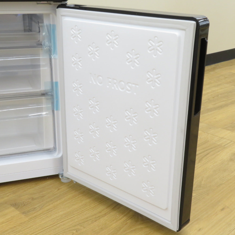 Haier (ハイアール) 冷蔵庫 148L 2ドア JR-NF148DK(K) ブラック 2023年製 一人暮らし アウトレット品 未使用品
