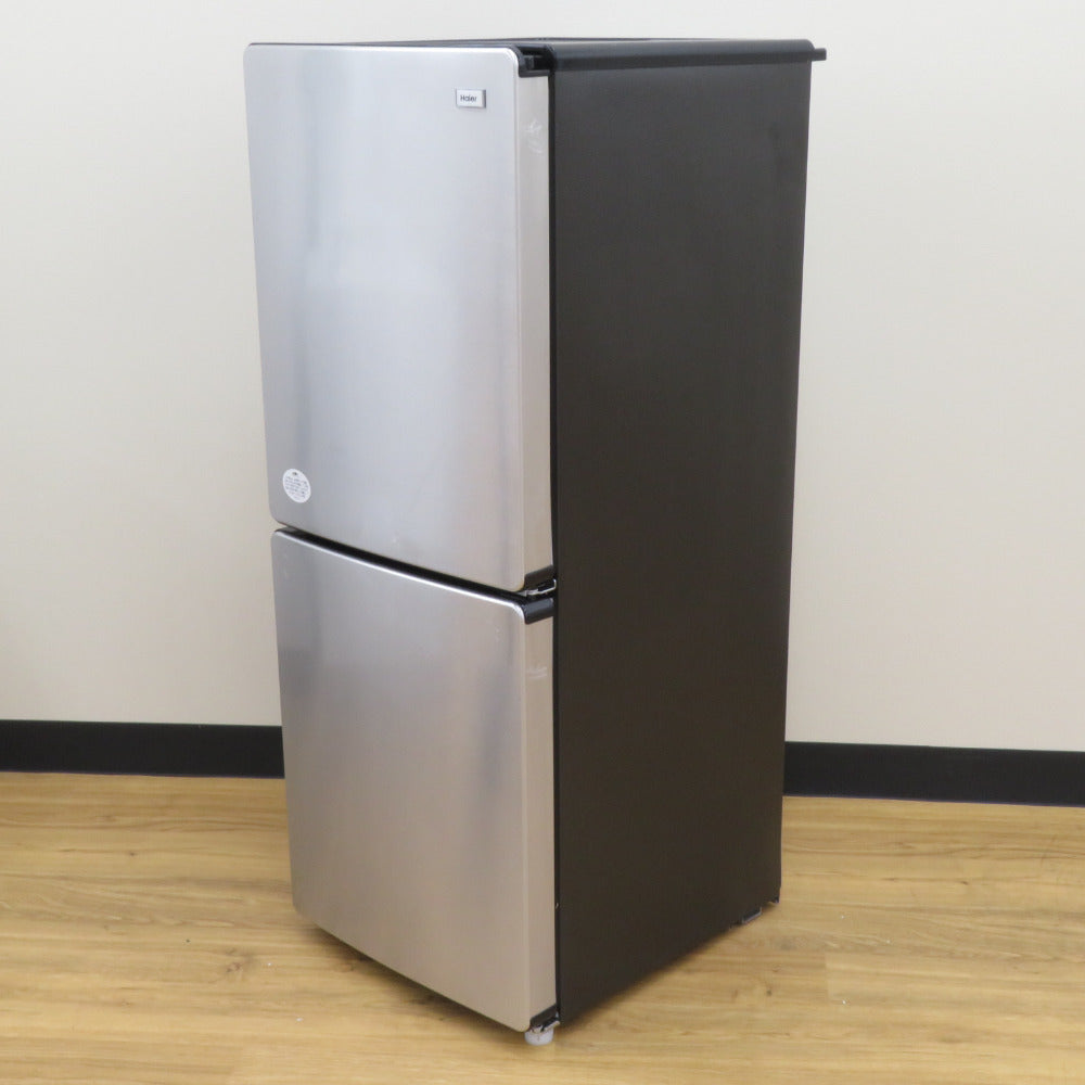 Haier (ハイアール) 冷蔵庫 148L 2ドア JR-XP2NF148F-XK ステンレスブラック 2024年製 一人暮らし アウトレット品 未使用品